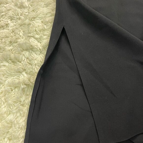 The Row Katey Long Sleeve Midi Dress in Black - Picture 6 of 9